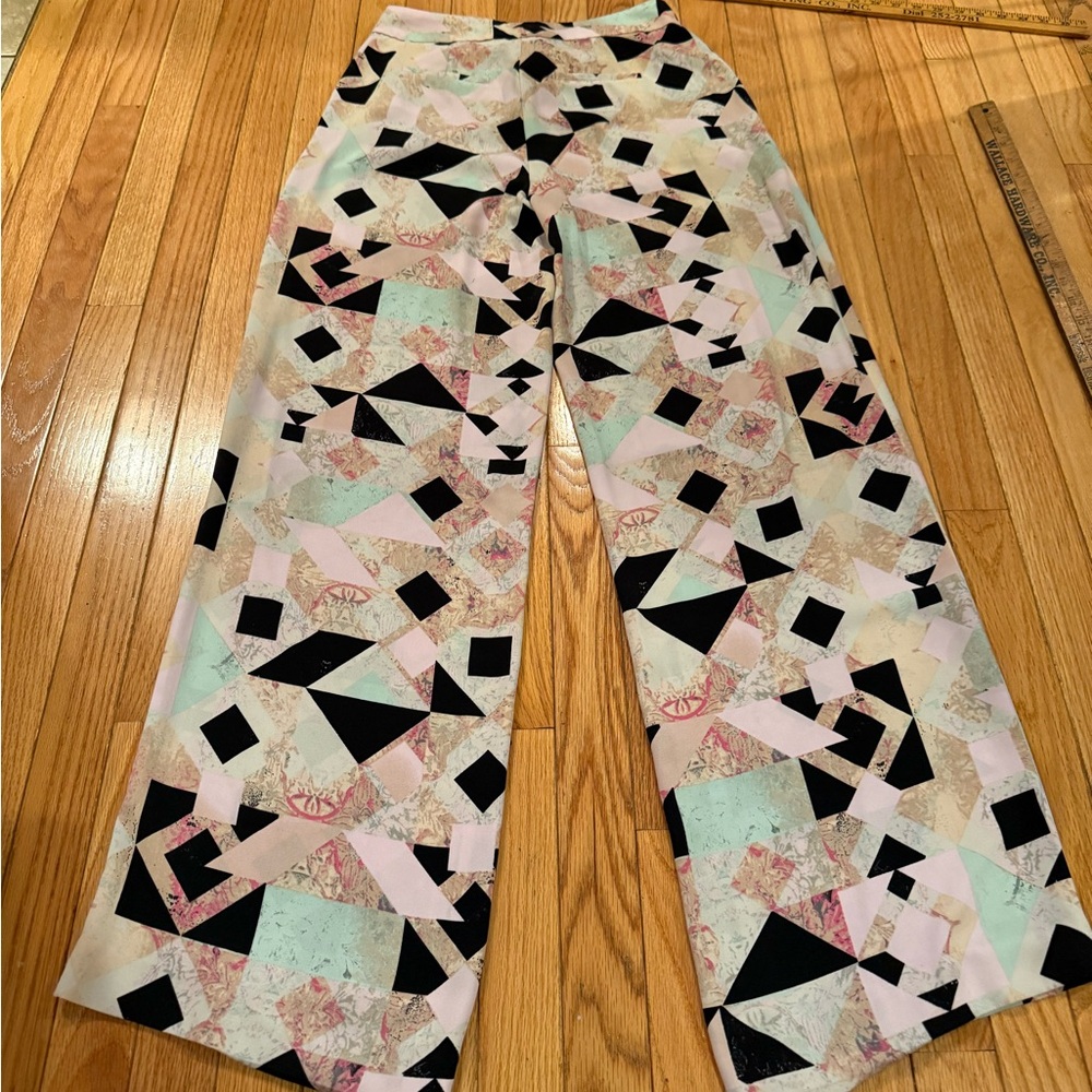 Robert Rodriguez Geometric Floral Patchwork Patte… - image 4